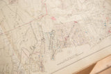 Vintage 1930s Hopkins map showing fine cartographic details and the printed map scale.