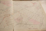 Close view of a vintage 1930s Ossining NY map showing cartographic details and aged paper.