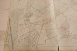 Detailed view of a vintage Hopkins map showing the Village of Ossining and Croton River.