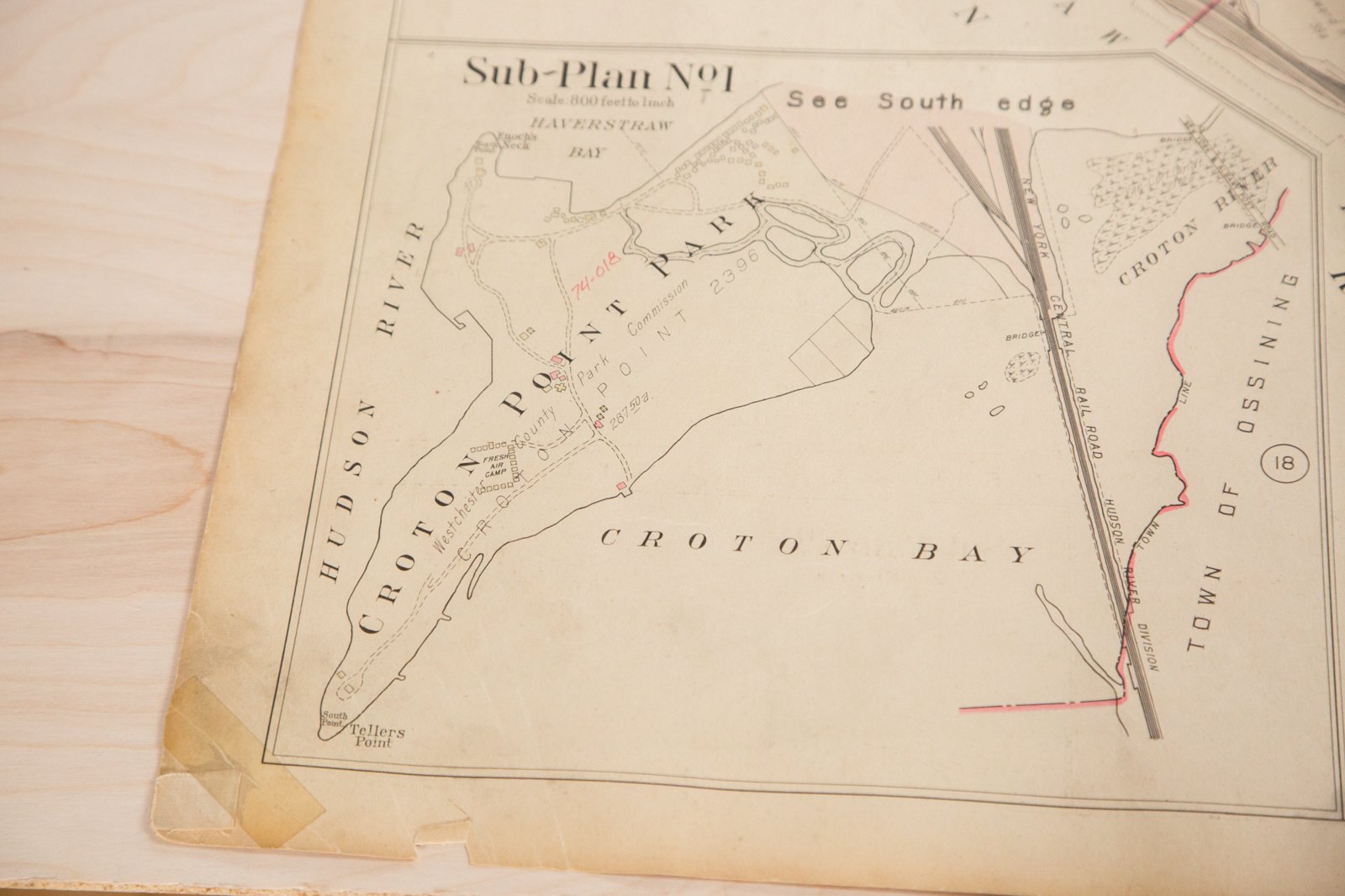 Vintage Hopkins Map of Croton On Hudson NY And Cortlandt – Item #4696