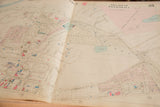 Angled view of the vintage Hopkins map of Peekskill showing Grove Hill Park and detailed street grids.