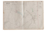 Vintage 1930s Hopkins map of Yorktown, New York, with detailed cartography on aged paper.