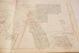 Detailed street grid and property lines on a vintage 1930s map of Yorktown Heights.