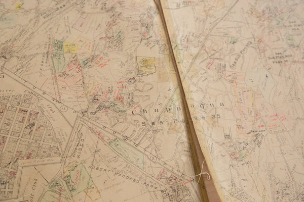 Vintage Hopkins Map of New Castle And Chappaqua