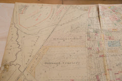 Vintage Hopkins Map of Village of Mt Kisco