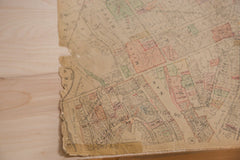 Vintage Hopkins Map of Town of Mt Kisco