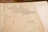 Detail of vintage Hopkins map showing Westchester County title and Indian Hill plans.