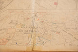 Vintage Hopkins map detail of Katonah and Cross River, showing roads and paper texture.