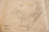 Vintage 1930s Hopkins map section showing Muscoot Reservoir and Katonah Village.
