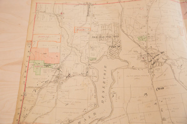 Vintage Hopkins Map of Town of Somers