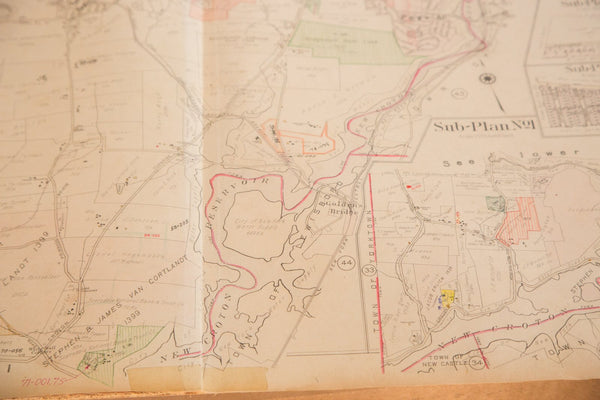 Vintage Hopkins Map of Town of Somers
