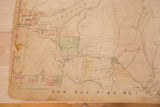 Lower right portion of vintage 1930s Hopkins Somers map with roads and text.