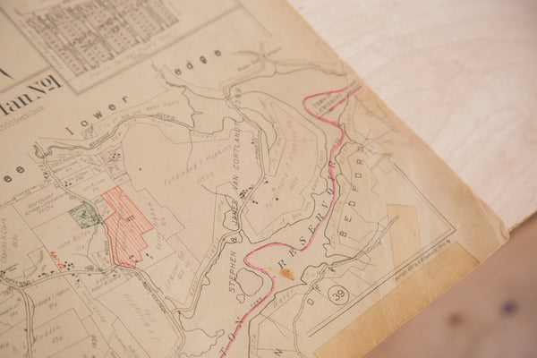 Vintage Hopkins Map of Town of Somers