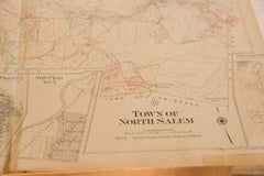 Vintage Hopkins Map of Town of North Salem Purdys
