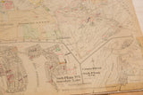 Aged 1930s Hopkins map section, highlighting Truesdale Lake and Cross River areas.