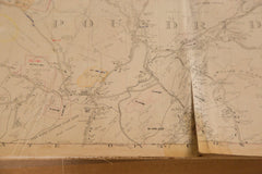 Vintage Hopkins Map of Town of Pound Ridge Lewisboro