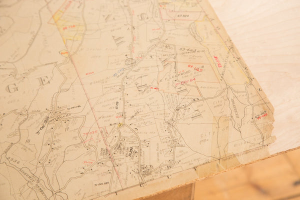 Vintage Hopkins Map of Town of Pound Ridge Lewisboro