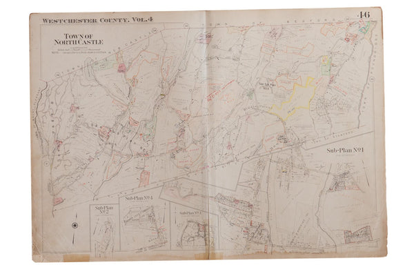 Vintage Hopkins Map of Town of North Castle