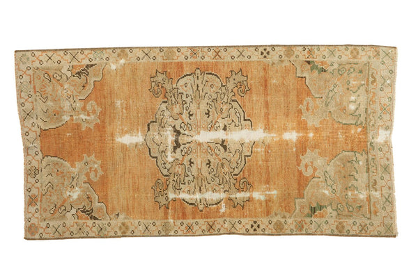 Vintage Distressed Oushak Rug