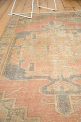 Distressed texture with even wear across knot heads, in dusty rose and faded blue.