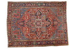 7.5x10 Antique Heriz Carpet // ONH Item 4756
