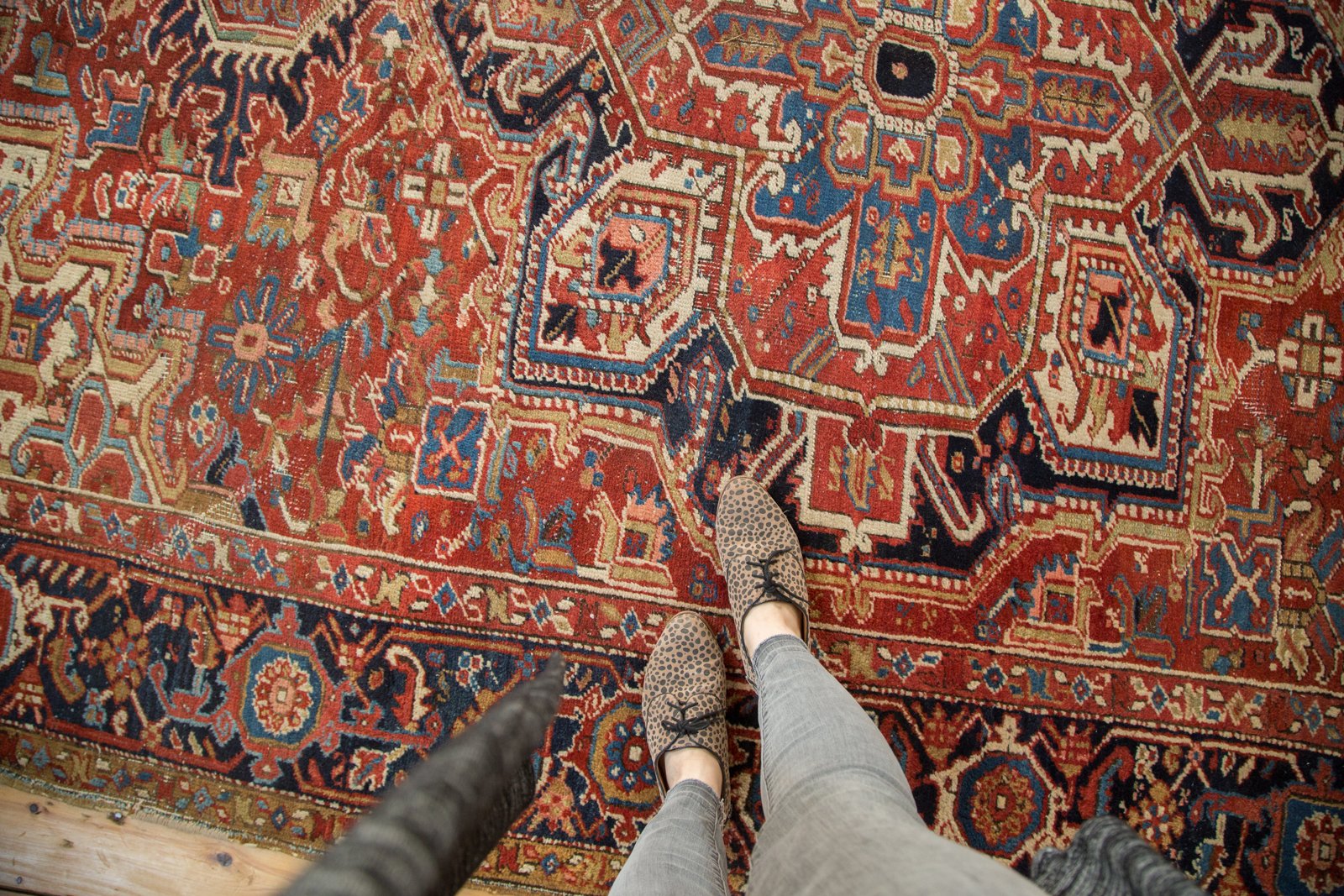 Vintage Heriz Carpet