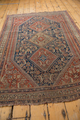4x7 Antique Fine Qashqai Rug // ONH Item 4762 Image 4
