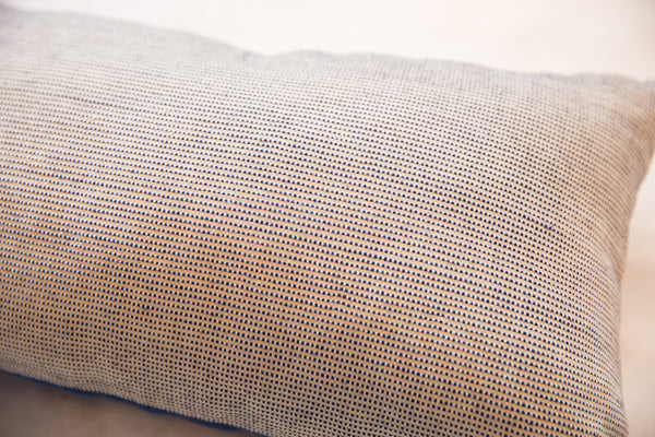 Reclaimed Remnant Blue and Cream Pillow // ONH Item 4767 Image 2