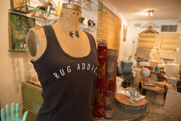 Women's Gunpowder Block Letter Racerback Tank Top // ONH Item 4784 // Image 9