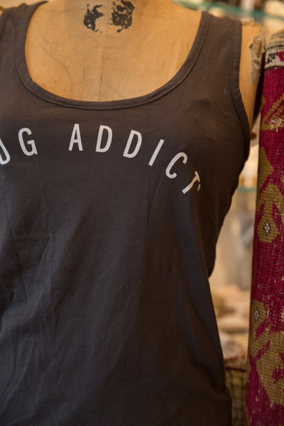 Women's Gunpowder Block Letter Racerback Tank Top // ONH Item 4784 // Image 6