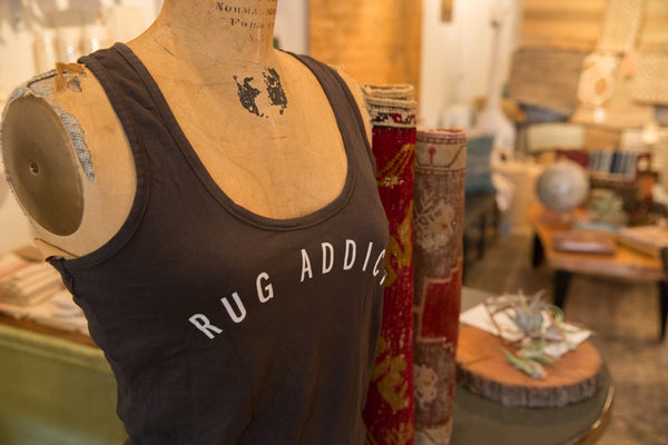 Women's Gunpowder Block Letter Racerback Tank Top // ONH Item 4784 // Image 8