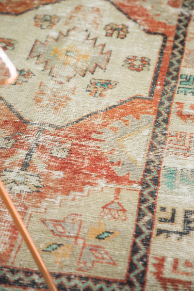 Vintage Distressed Oushak Rug