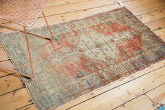 Vintage Distressed Oushak Rug