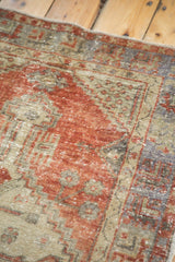 Vintage Distressed Oushak Rug