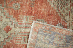 Vintage Distressed Oushak Rug