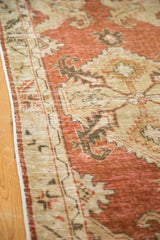 Vintage Distressed Oushak Rug Runner