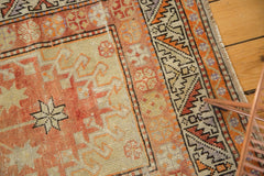 Vintage Distressed Oushak Rug Runner