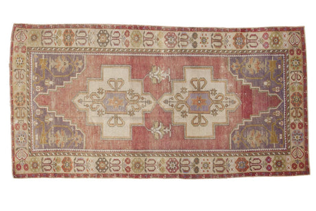 3.5x7 Vintage Oushak Rug Runner // ONH Item 4833