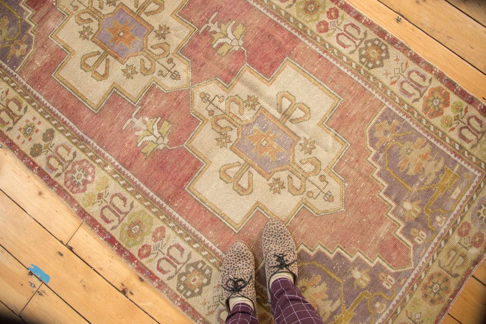 3.5x7 Vintage Oushak Rug Runner // ONH Item 4833 Image 1