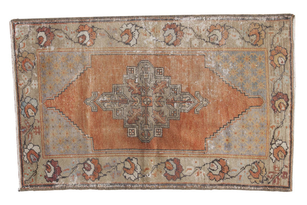 3'4" x 5'6" Vintage Distressed Oushak Rug / Item 4838 image 1