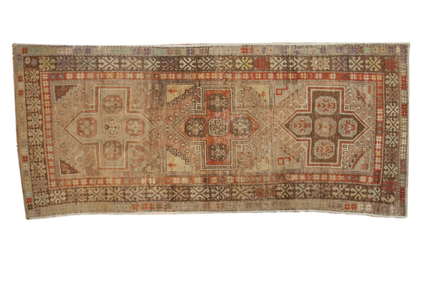 4.5x10.5 Vintage Distressed Anatolian Rug Runner // ONH Item 4841
