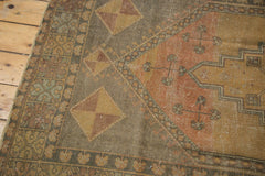  Vintage Distressed Oushak Rug / Item 4844 image 9