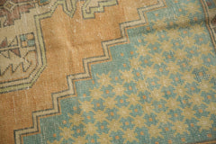  Vintage Distressed Oushak Rug Runner / Item 4846 image 8