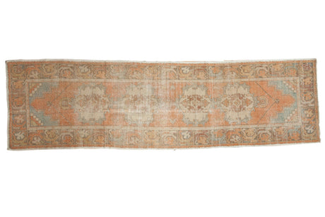 Vintage Distressed Oushak Rug Runner