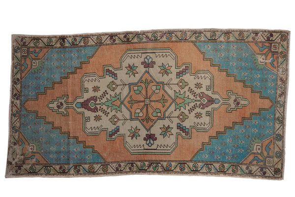 4x8 Vintage Distressed Oushak Rug Runner // ONH Item 4851