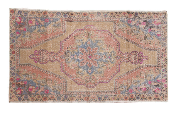 Vintage Distressed Oushak Rug