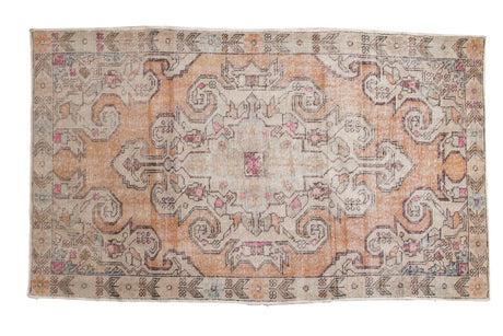 Vintage Distressed Oushak Rug