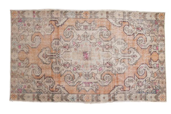 Vintage Distressed Oushak Rug