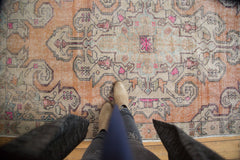 Vintage Distressed Oushak Rug