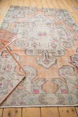 Vintage Distressed Oushak Rug